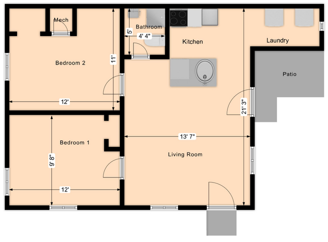 The Koi Floorplan